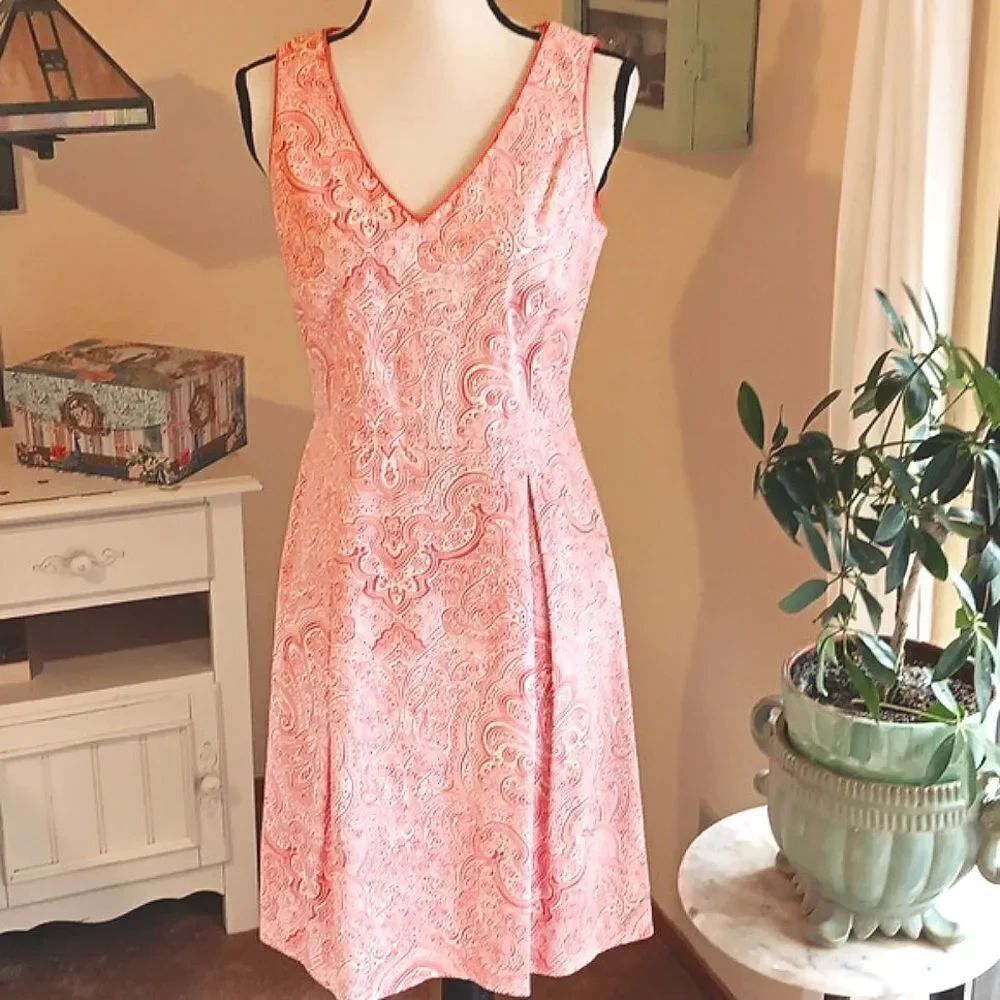 NWT Tommy Hilfiger Paisly Dress. Classic, Coastal,  Career